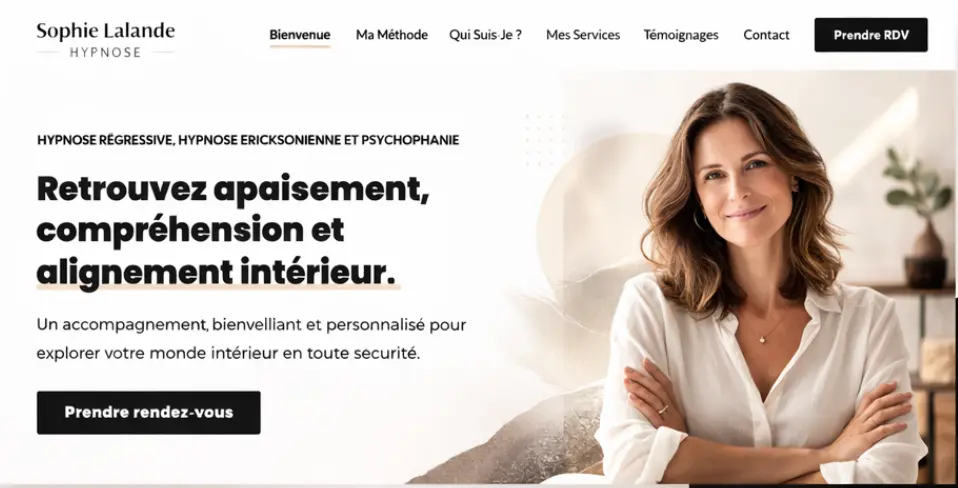 création site internet thérapeute